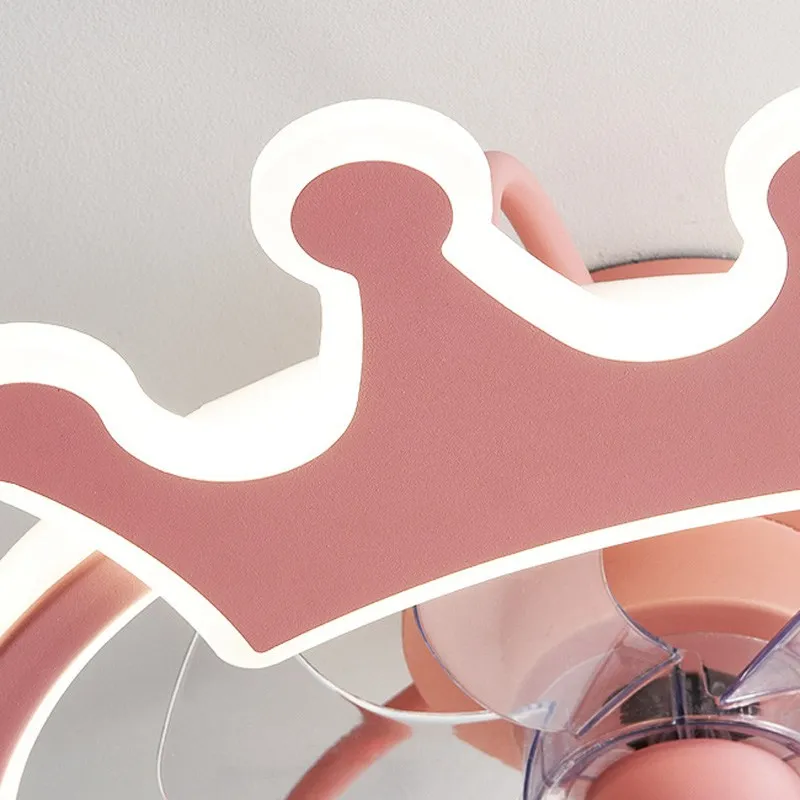 Современная светодиодная лампа для вентилятора в спальню креативный