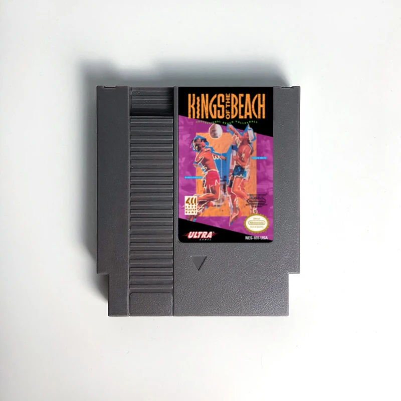 

Kings of the Beach Game Cartridge For NES Console 72 Pins