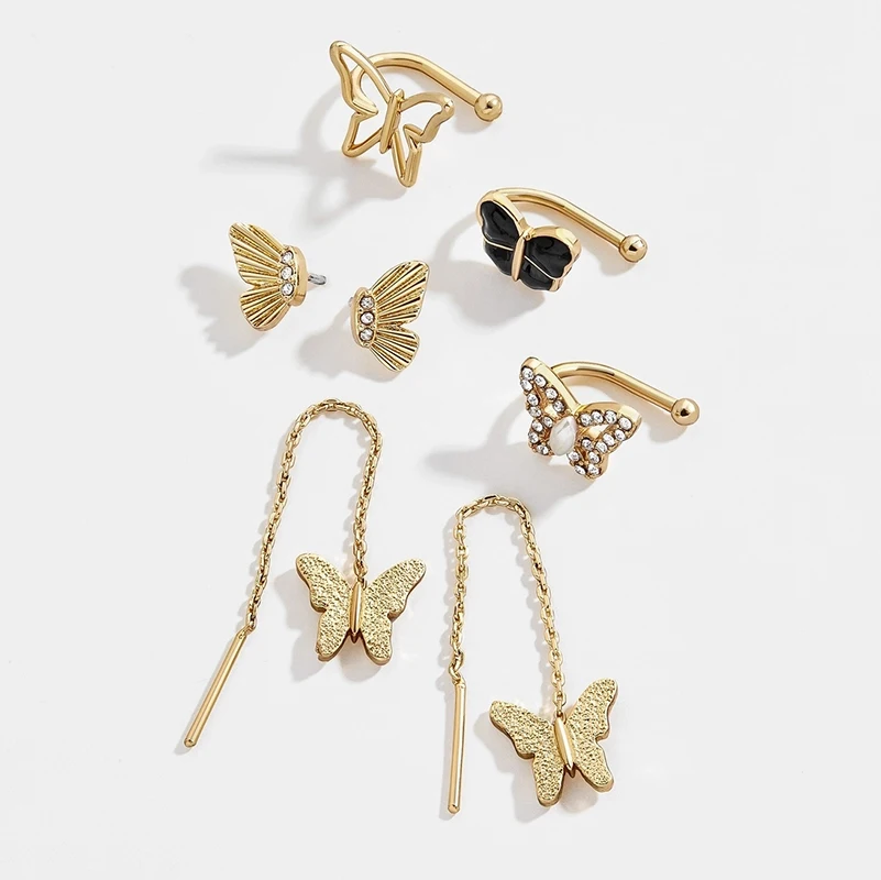 Модные новые висячие серьги с кристаллами для женщин 2020 креативные простые