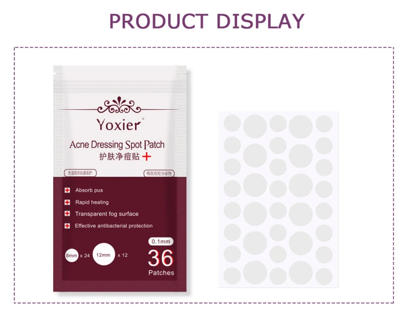 36pcs/sheet Skin Tag Remover Pimple Master Patch Treatment Invisible Acne Stickers Patch Acne Concealer Tags Makeup Tools TSLM1