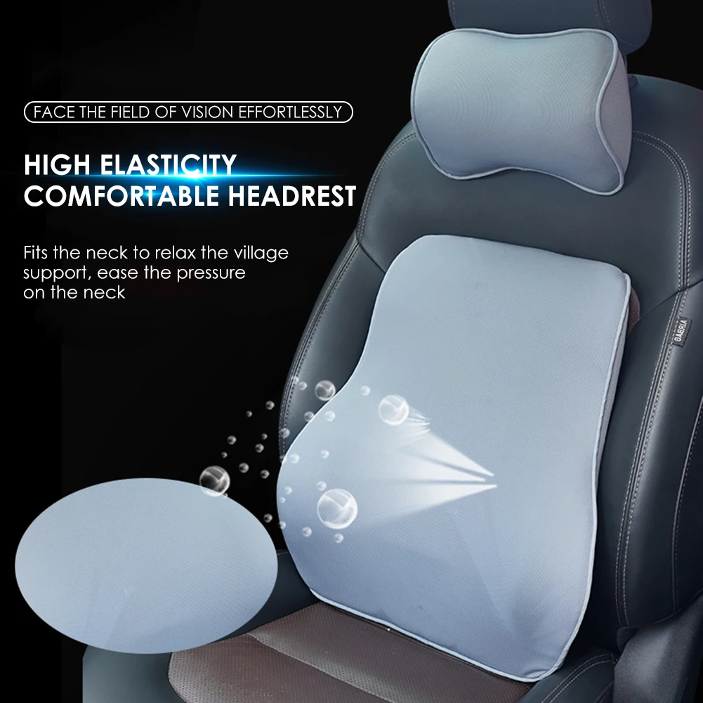 Универсальная автомобильная подушка на подголовник из пены с эффектом памяти +