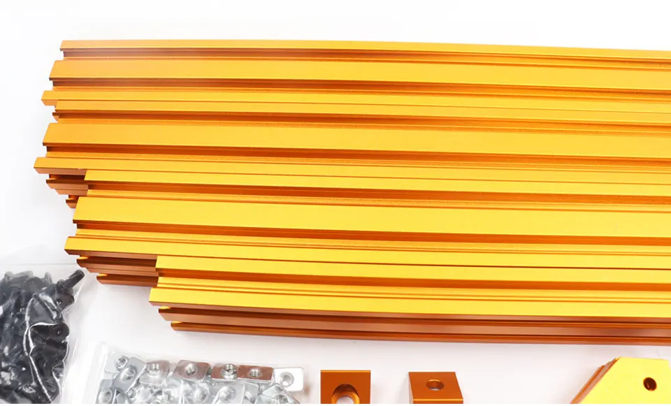 Золотой 2040 профиль красочный Prusa i3 MK3/MK3S медведь комплект prusa i3 mk2s Модернизированный mk3 алюминиевый профиль рамы 359 мм