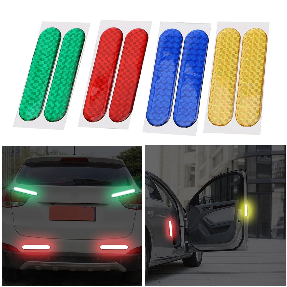 LEEPEE 4 цвета автомобильные отражающие наклейки знак безопасности наклейка на