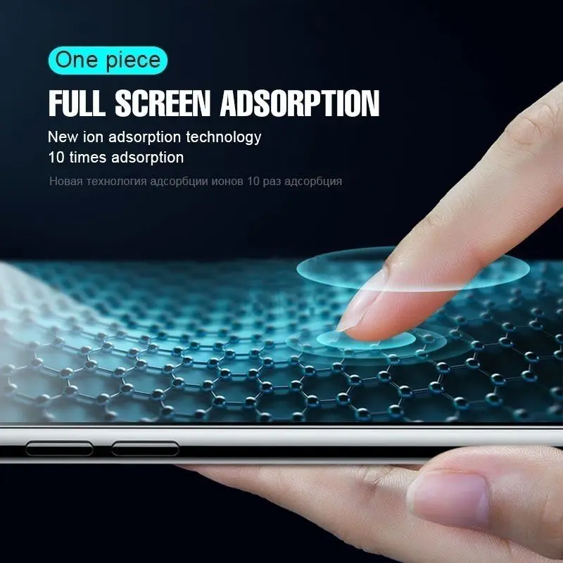 2 шт. 6D Анти Blue Ray 9H для экрана из закаленного стекла iPhone 12 11 Pro X XR XS Max 6 6s 7 8 plus 3D