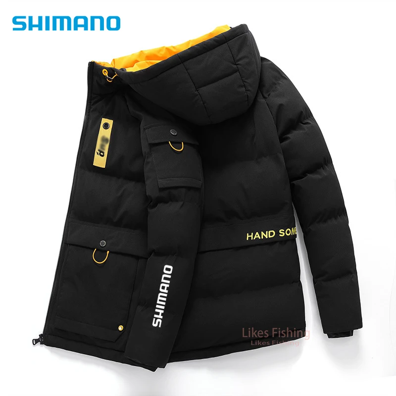 

Куртка рыболовная Daiwa, зимнее уличное пальто, утепленная одежда для рыбалки, теплая спортивная одежда с капюшоном для рыбалки, повседневная ...