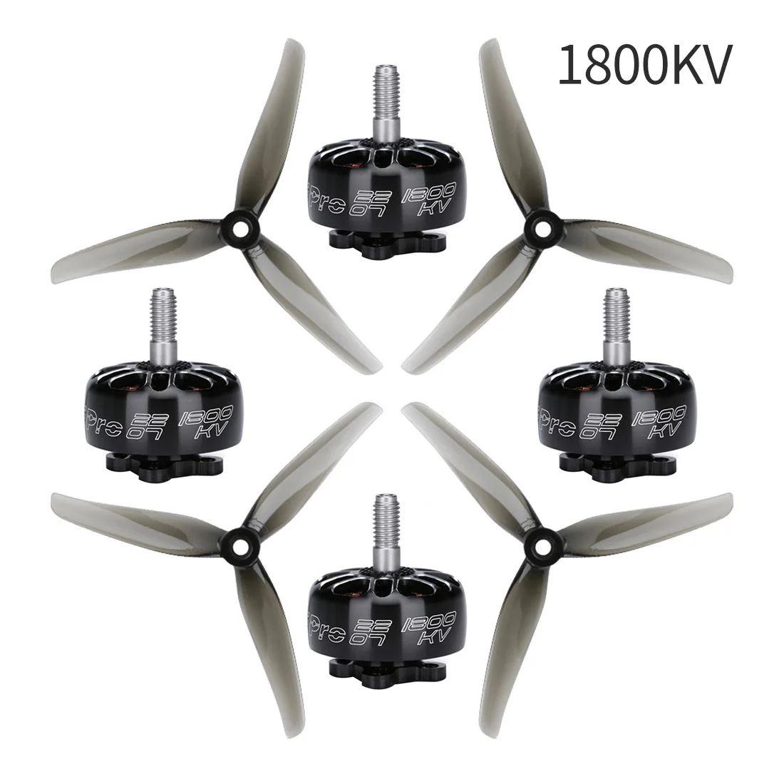 

4PCS/lot iFlight XING ECO PRO 2207 1800KV 2450KV 2750KV 2-6S Brushless Motor w/ 5.1inch Propeller for RC FPV Racing Drone