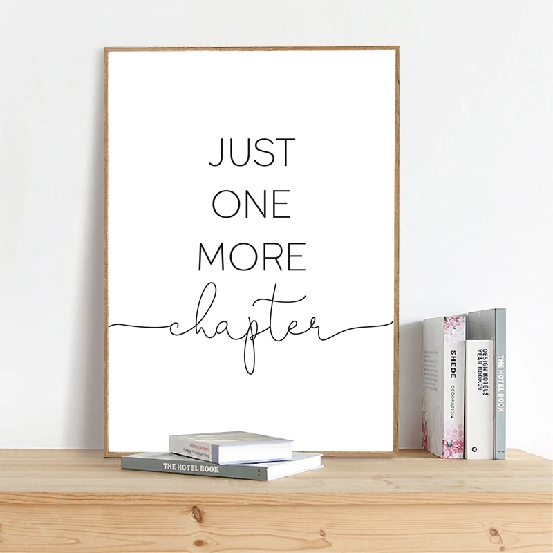 Книга с надписью Just One More подарок для писателей книга влюбленных чтение цитаты