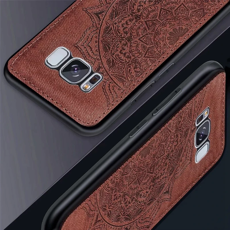 Мандала Цветок Ткань + PC Shell ткань ТПУ автомобиль магнитной адсорбции сотового