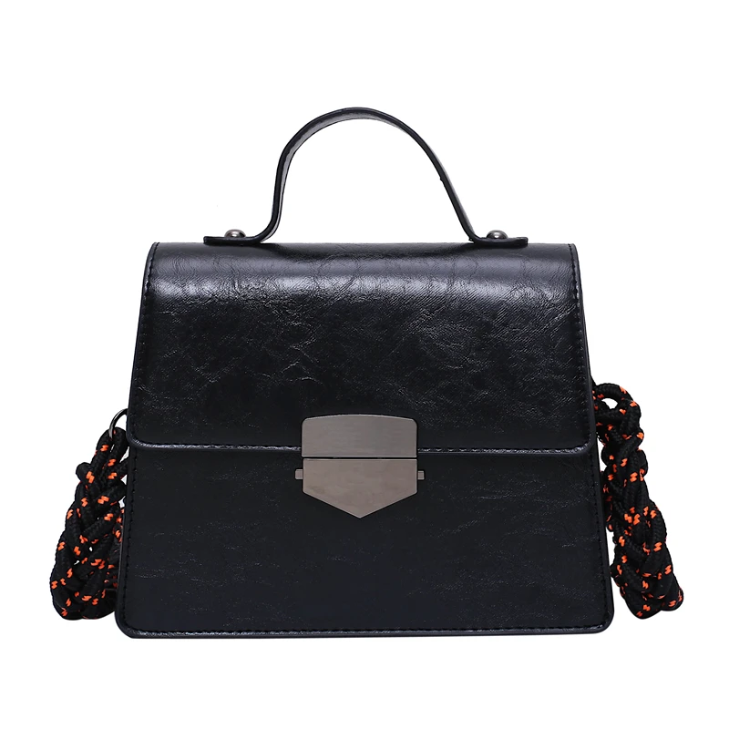 Корейская мода замок женские сумки женский портфель уникальный Плетеный