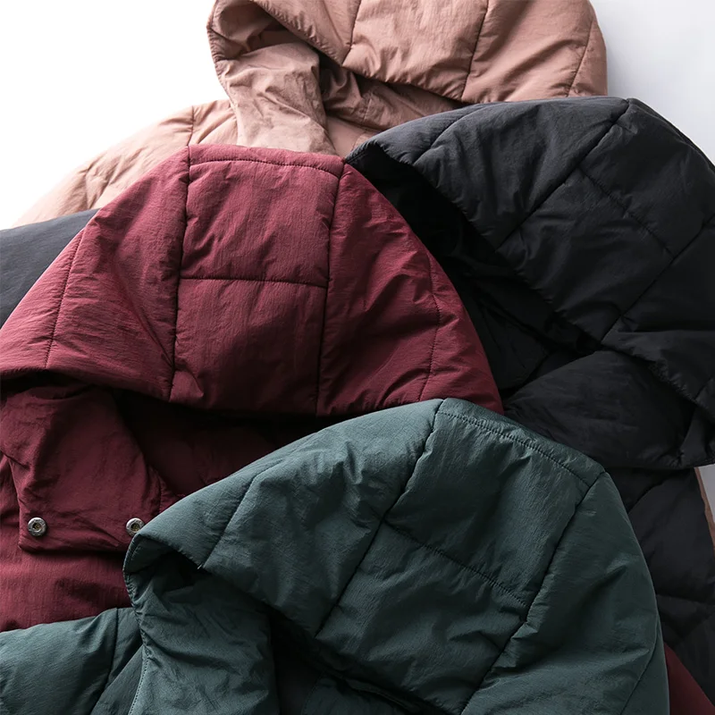 

Autumn Winter High Quality White Duck Down Jacket Women Long 2020 New Fashion Lightweight Black Large Size Jacket Women's Jacket