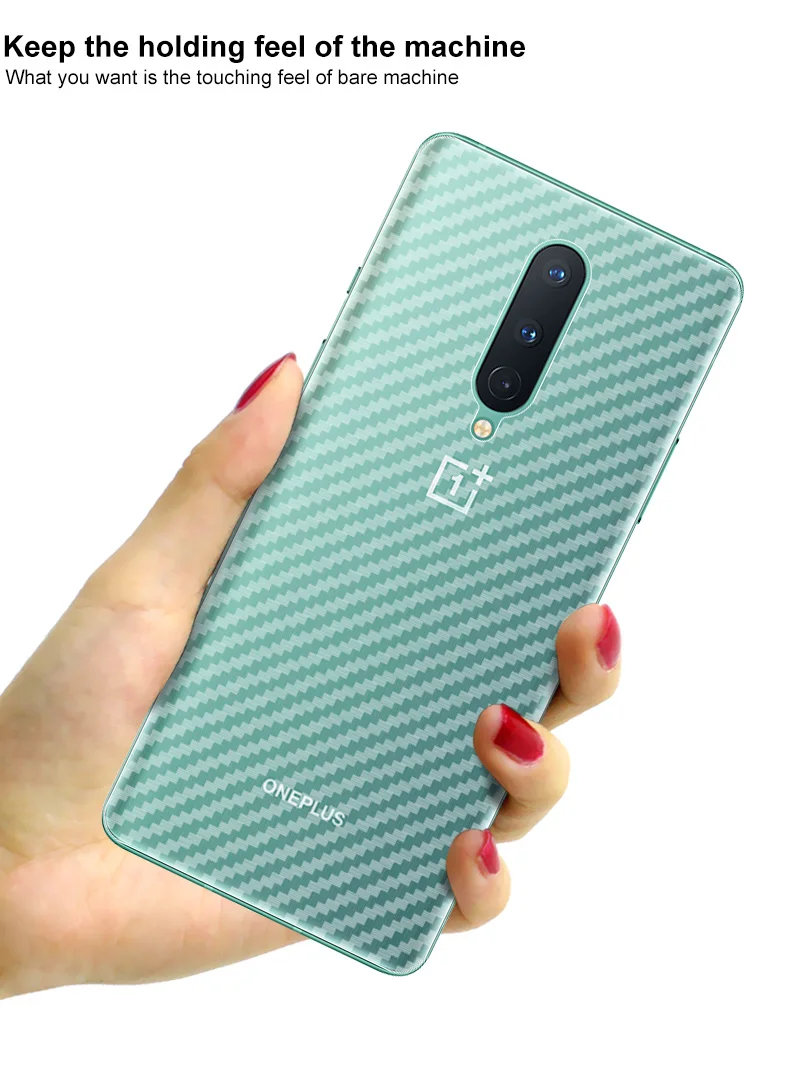 

Back Film for OnePlus 8 1+8 Pro IMAK Carbon Fiber Pattern/Clear Matte/HD Smooth Rear Sticker Protective Film