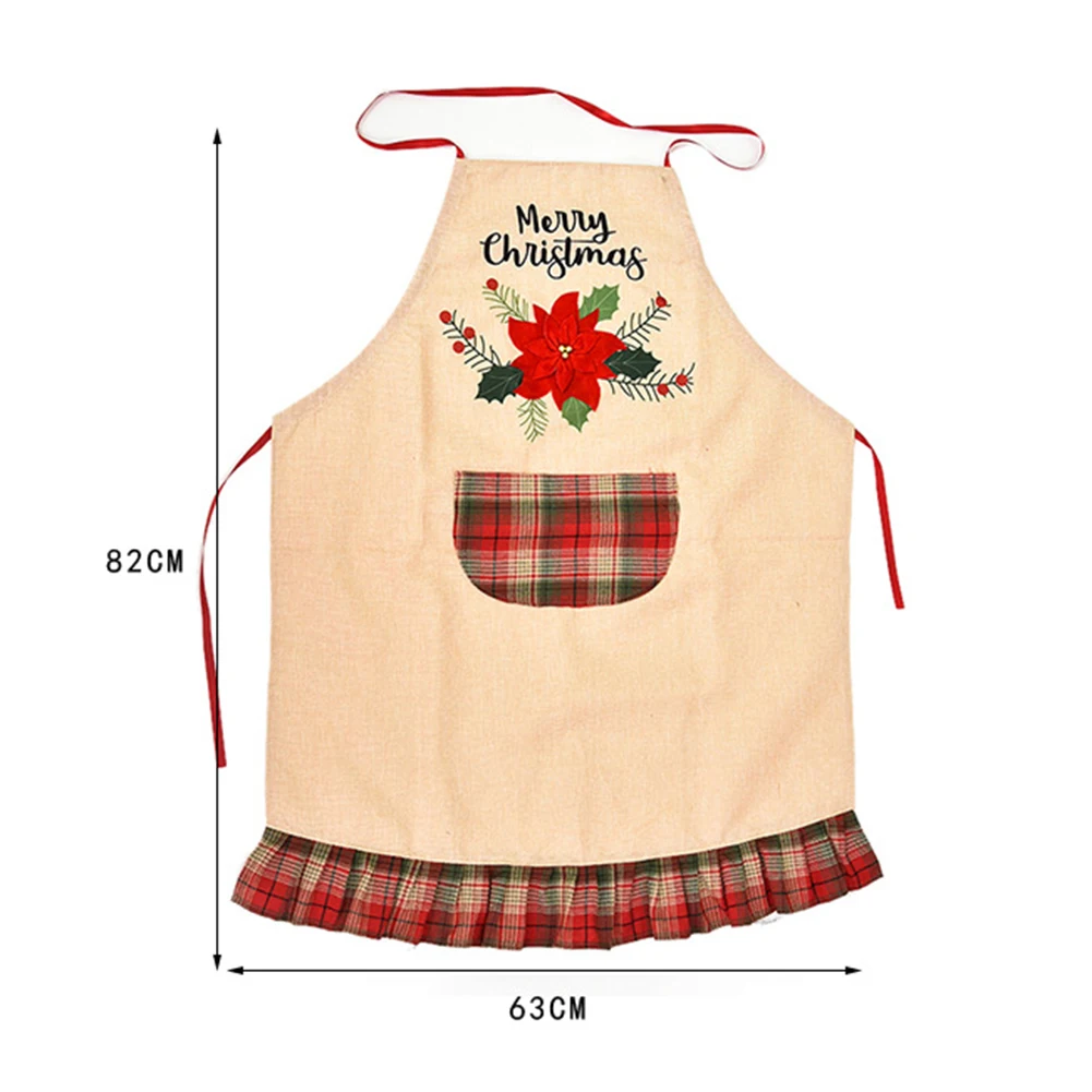 Фартук Кухонный для новогодней елки без рукавов 82*63 см|Ограждение дерева| |