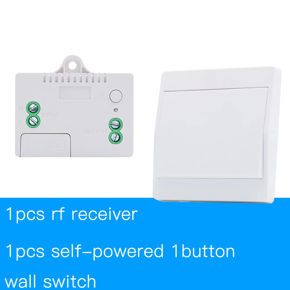 Беспроводной кинетический выключатель WenQia 433 МГц