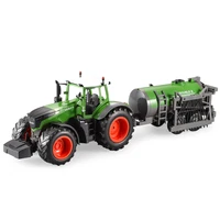 rc truck farm tractor 2 4g remote control water truckrake 116 high simulation large construction vehicle children toys hobby