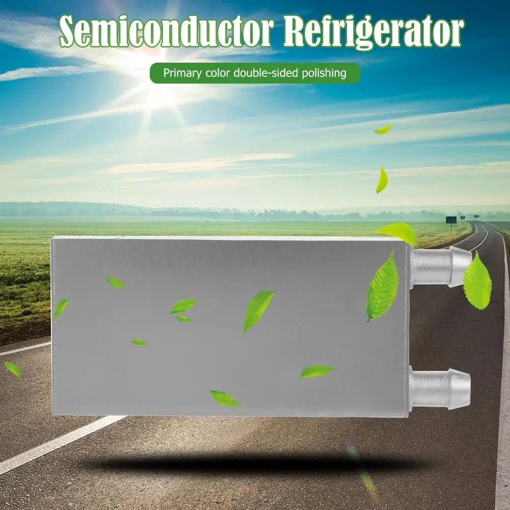 

Aluminum CPU Cooler Block Heat Sink System Liquid-Water Radiator for Computer Pagoda Nozzle 9.5mm Silver Appearance