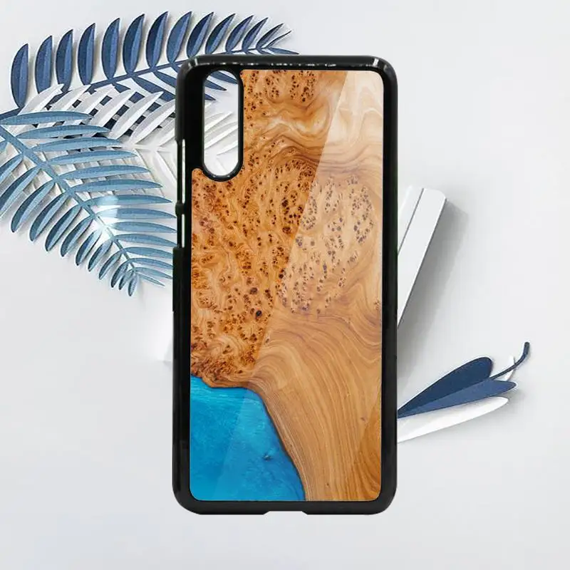 

Traveler Protective Wood Resin art Phone Case PC For Samsung galaxy S note 8 9 20 10 e lite2019 plus pro ultra