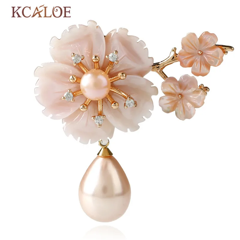 KCALOE/розовые булавки и броши золотого цвета букет из горного хрусталя натуральная