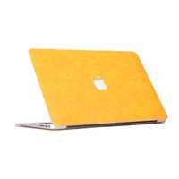 2020 new laptop protective skin for macbook pro air 12 13 15 16 inch pu leather texture cover case notebook sticker shell skins