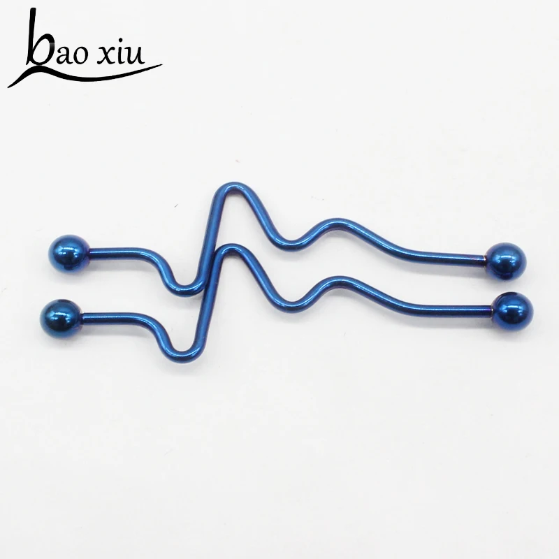 Высокое качество 2 шт. супер длинные из нержавеющей стали наконечники язычки