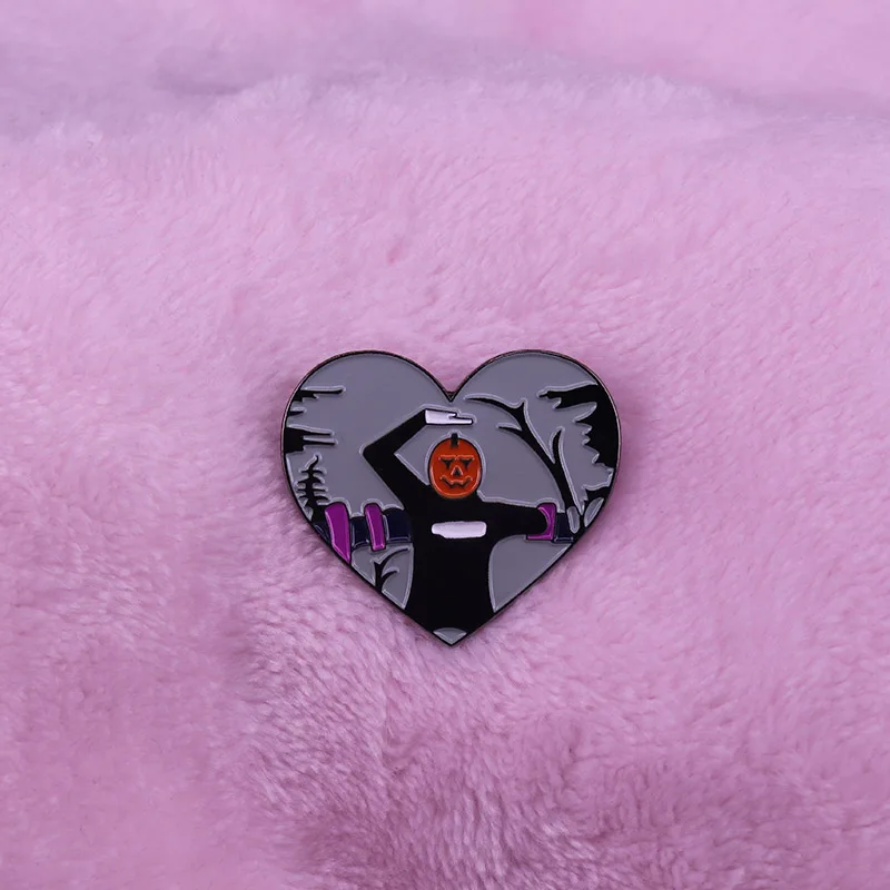 Скелет нить для танцев из тыквы Фонари заколка на Хеллоуин Spoopy значок|Булавки и