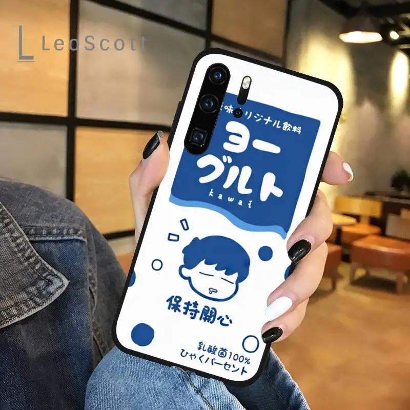 

Japanese Korean Couple Phone Case For Huawei honor Mate P 9 10 20 30 40 Pro 10i 7 8 a x Lite nova 5t