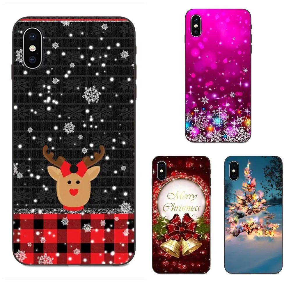 С Новым Годом Счастливого Рождества Снежная елка для Huawei nova 2 2S 3i 4 4e 5i Y3 Y5 II Y6 Y7 Y9 Lite