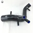 Турбо силиконовый индукционный впускной шланг для Audi TT V W Golf Beetle Leon 1,8 (1 шт.) красныйсинийчерный