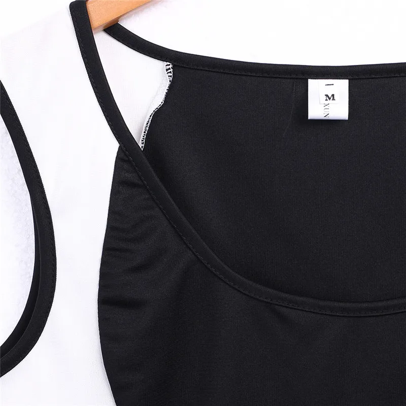 

Women Sexy Summer Party Club Mini Dresses Women Hot Sale Color Patchwork Dress Fashion Women Clothes Sleeveless Round Neck Dress