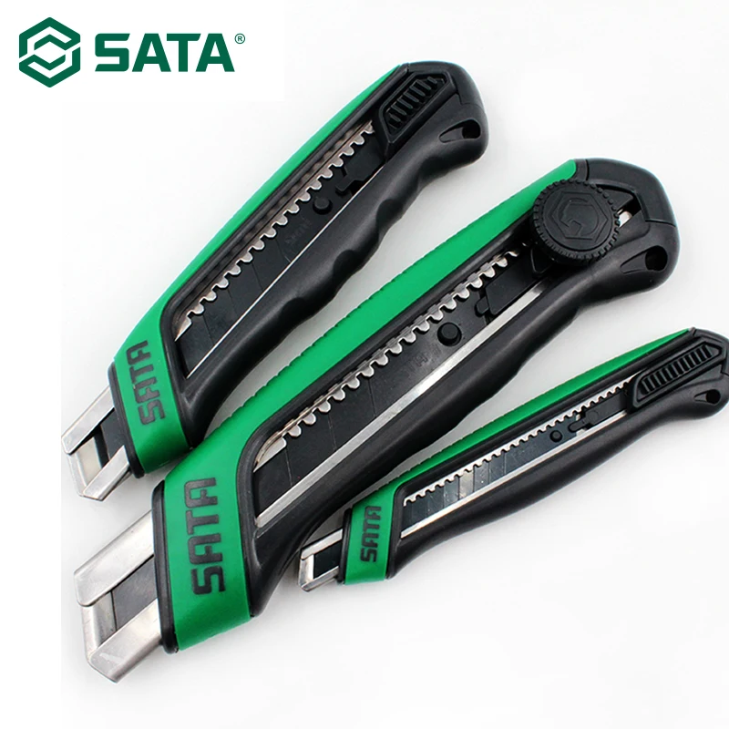 Универсальный нож SATA суперострый и прочный резиновый для бумаги домашний резки