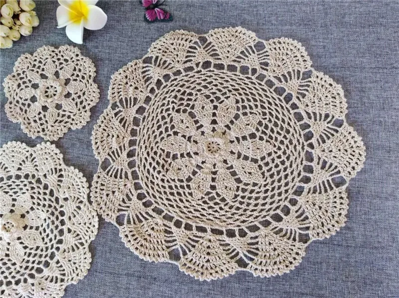 3 размера корейский 3d кружевной Цветочный хлопковый коврик рождественские