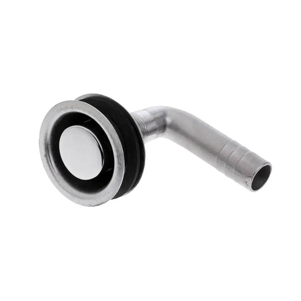 

5/8" Marine Boat Fuel Gas Tank Vent Stainless Steel Flush Mount 90 Degree