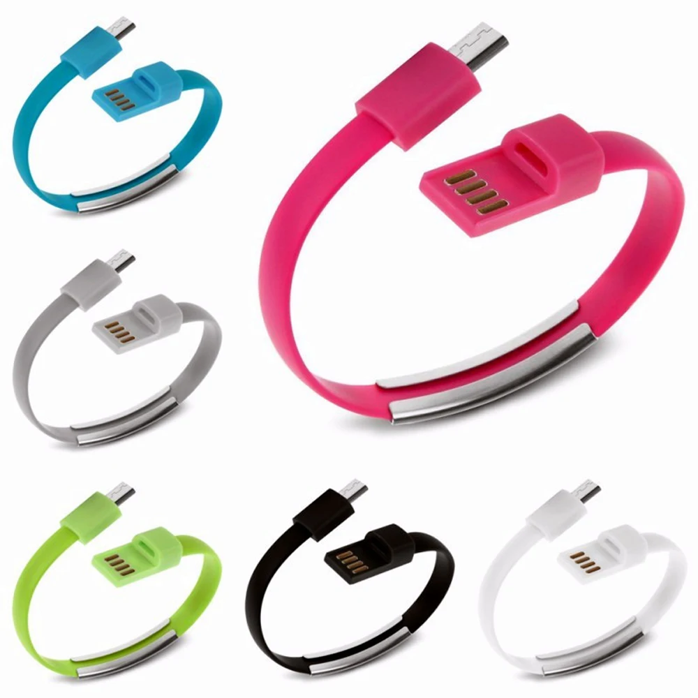 

Bracelet USB Cable Type C Micro USB c Cable Wire Data Charger Cord for iPhone 5 5s 6 6s 7 Plus X For Samsung S6 S7 Xiaomi HUAWEI