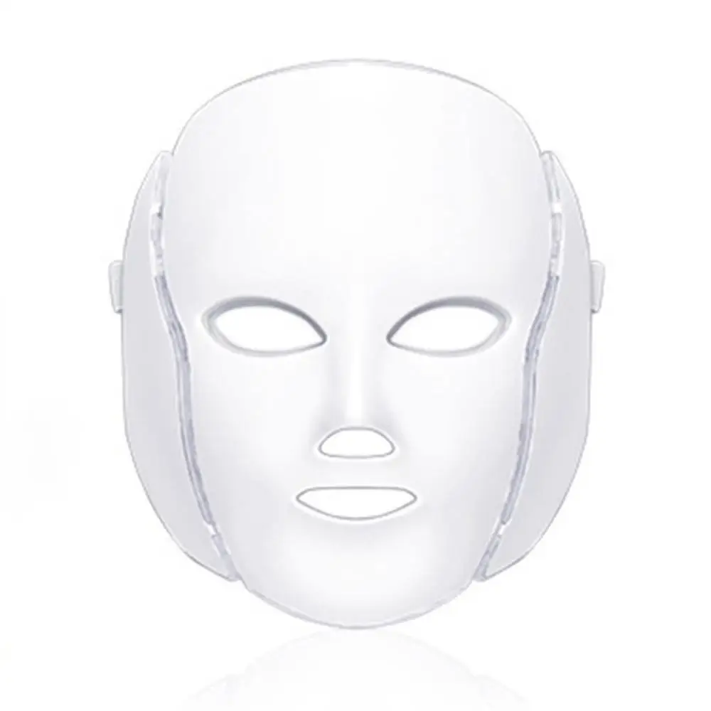 Светодиодный маска для лица терапия 7 цветов машина Фотон светильник уход за