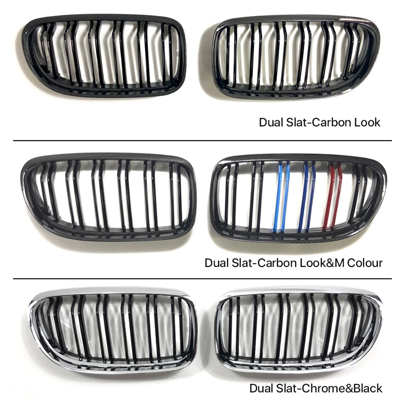 Передний бампер A Pais Kindey двойные планки матовая Черная решетка для BMW 3 серии M3 E90 LCI