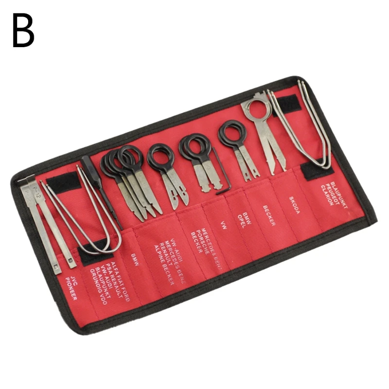 

20 Pcs Car Speaker Disassembly Tool Set Auto Stereo Removal Radio Keys Remove R9UF