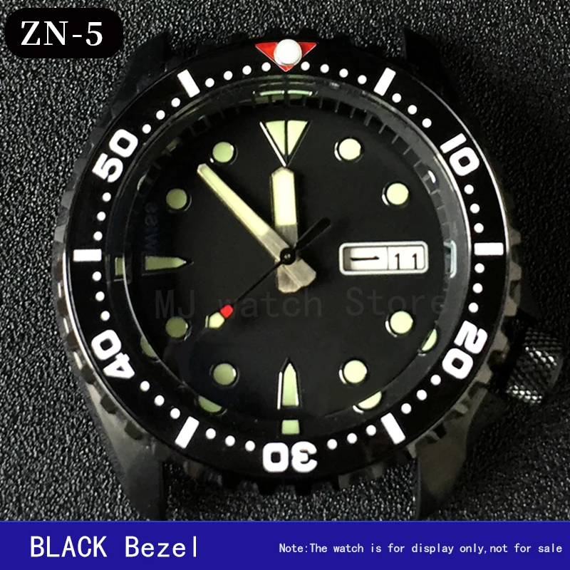 Плоская керамическая рамка 38*31 5 мм светящийся pip at 12 для Seiko SKX007 SKX009 Запчасти