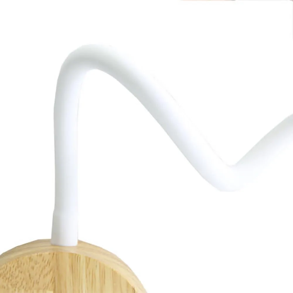 3W/5W COB светодиодный настенный светильник деревянный прикроватный изображение