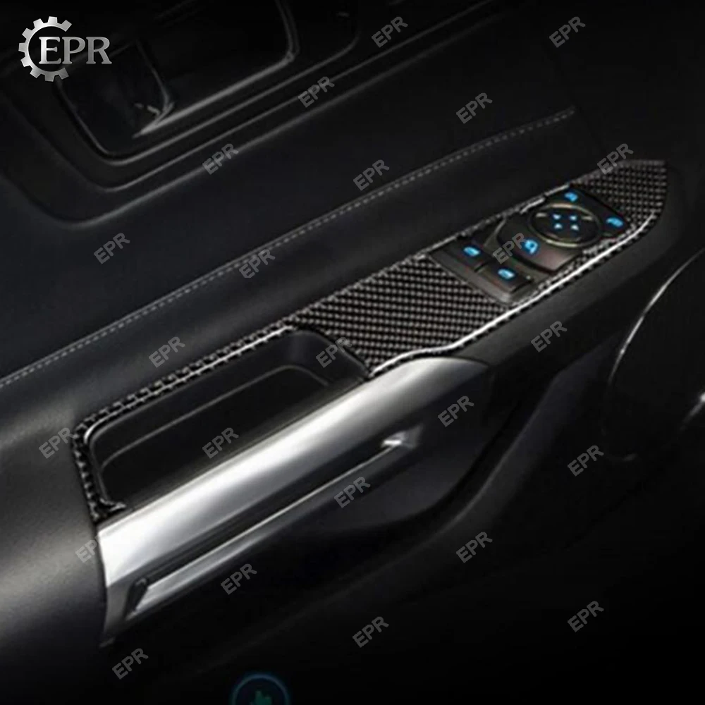 Внутренняя отделка из углеродного волокна для Ford Mustang 2015 крышка приборной