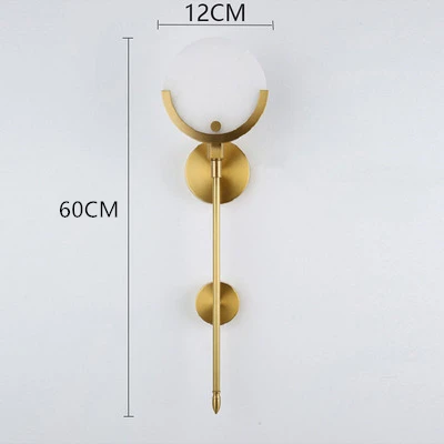 

Золотой настенный светильник IWP, арт-деко