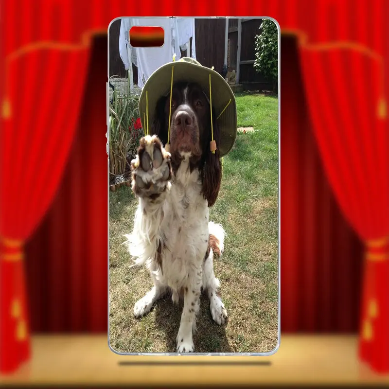 Cocker Spaniels собачьи щенки мягкий тпу мобильный телефон чехлы для Huawei P8 P9 P10 Mate 10 Pro Y5 Y6