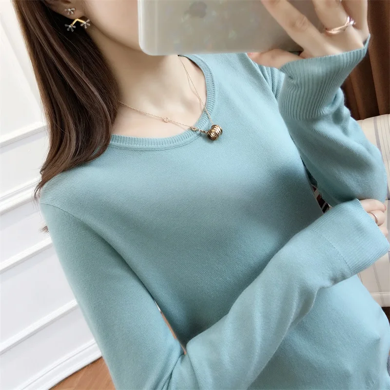 Autumn Winter sweater women Knitted Pullover Women Sweater fashion Sweaters Plus Size Cashmere Round neck tops | Женская одежда