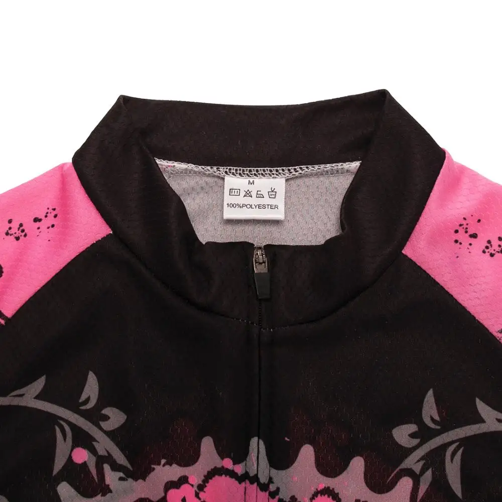 Женская велосипедная Джерси летняя с коротким рукавом горная дорога Розовый