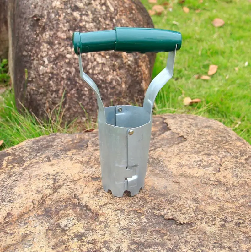 Ручной садовый плантатор инструмент для посадки цветов в саду с ручкой на