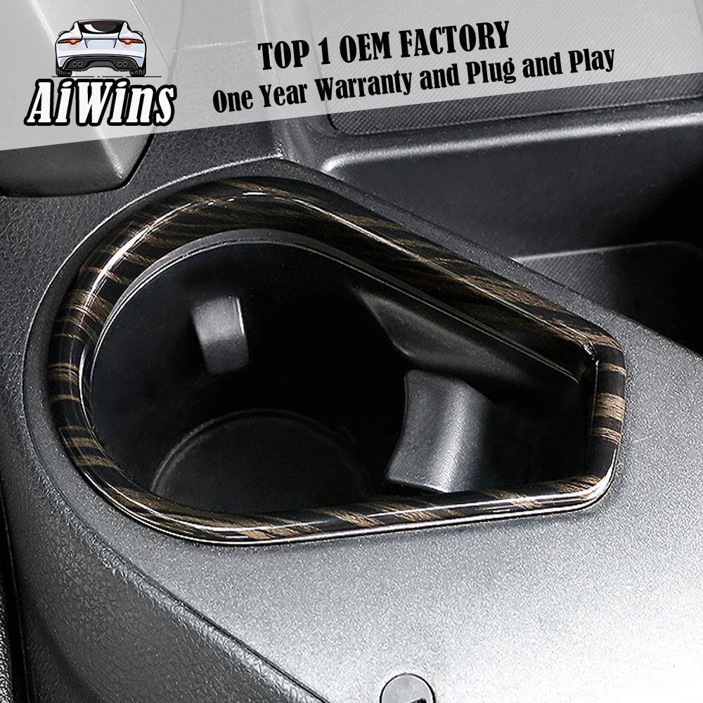 

Car styling For Toyota RAV4 14-19 ABS Sandalwood pattern Interior door handle panels interior parts car interior accessories