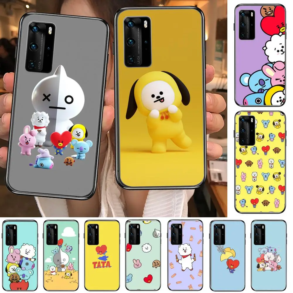 

Kuk tata chimmy cute cartoon Phone Case For Huawei P 40 30 20 10 9 8 Lite E Pro Plus Black Etui Coque Painting Hoesjes comic fas