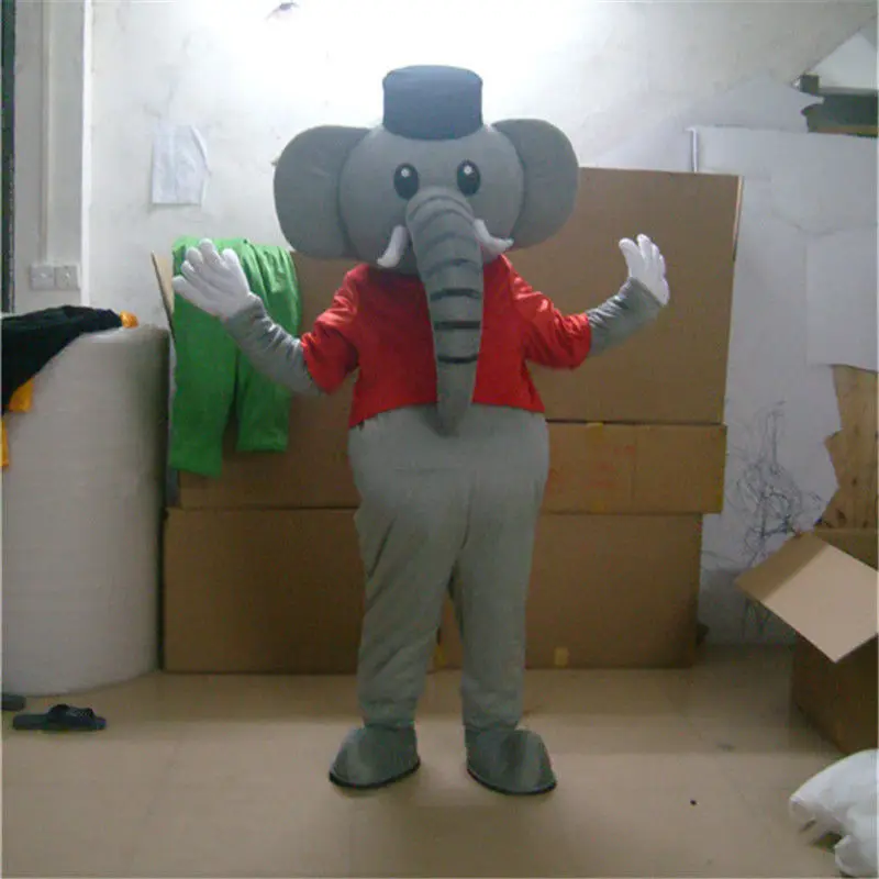 

Halloween Elephant Mascot Costume Adult Cosplay Animals Unisex Dress Xmas Outfit Christmas Birthday mascot costume Handmade