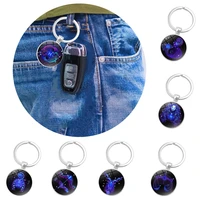 1pc keys keychain constellation metal holder key ring key chain creative case jewelry gifts 12 constellation