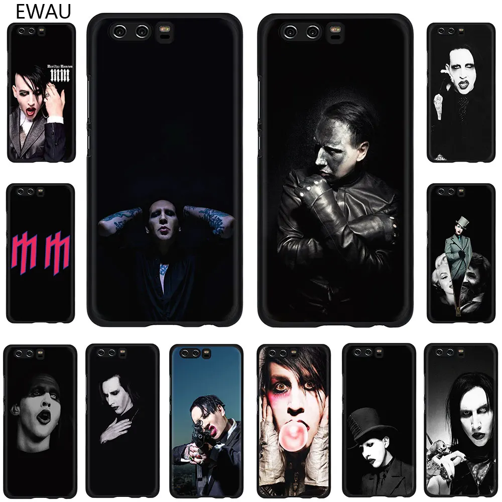 EWAU Marilyn Manson Защитный Мягкий чехол для телефона Huawei Honor view 20 9X 6A 7A 7C 7X 8C 8X Pro 8 9 10