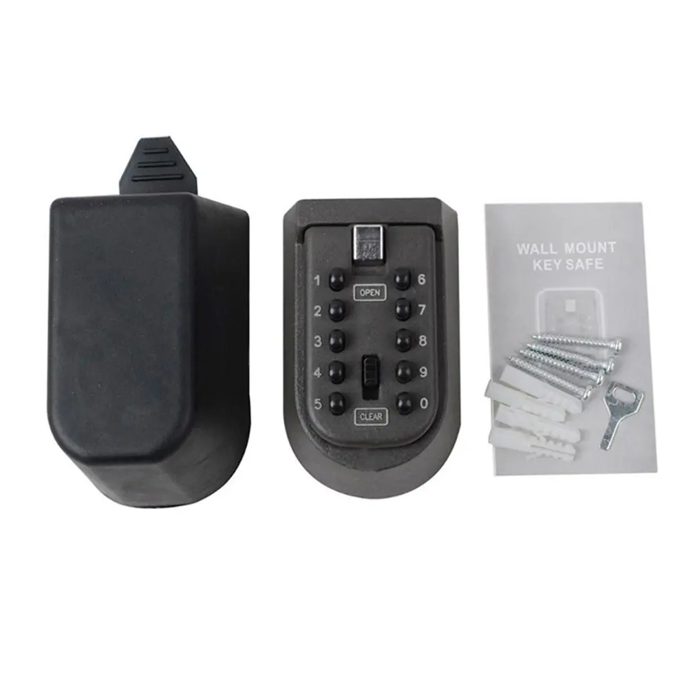 

1 Exterior Outdoor Waterproof Hide Key Safe Lock Box Secure Box Keys Holder Combination for Home/House Use Key Storage Lock Box