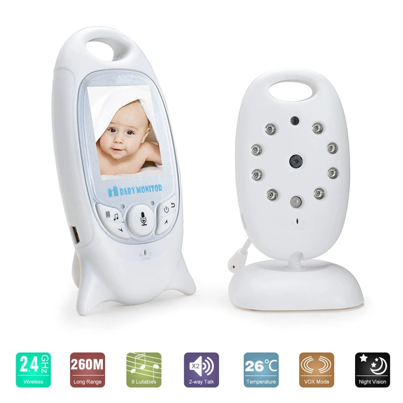 2 4 ГГц беспроводной детский фотоаппарат 0 дюймов ЖК экран видео монитор младенца